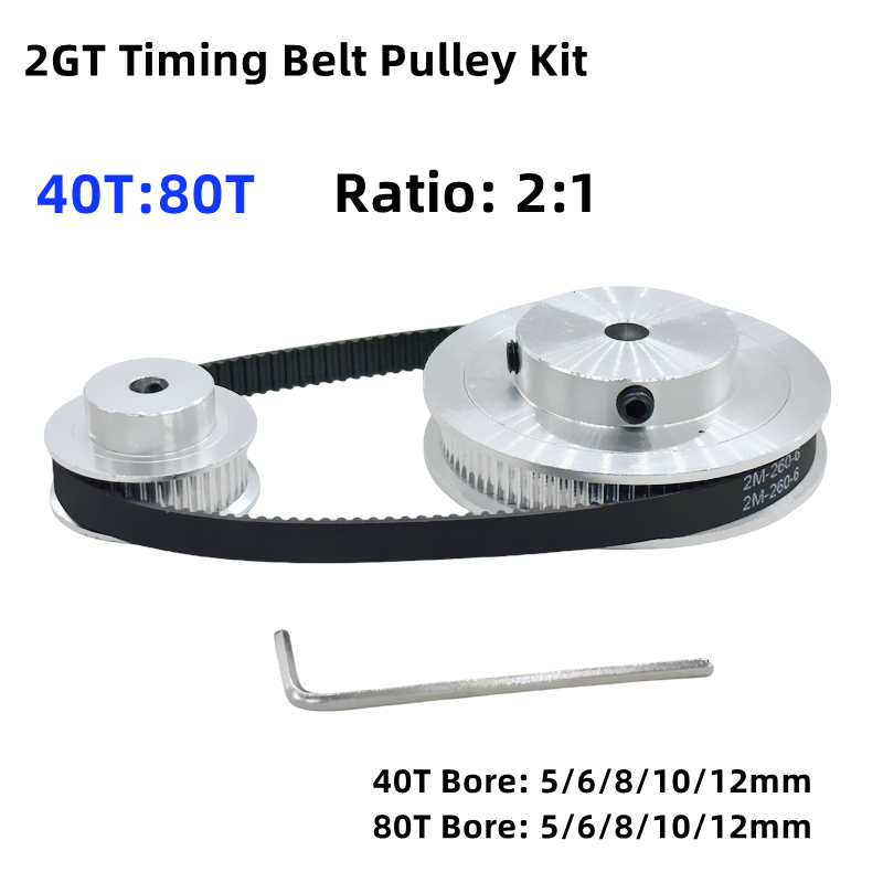Gt2 Belt - 2GT 2M 80 Dişli 40T GT2