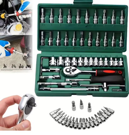 Cnc Bits - 46 Parça Lokma Anahtar Seti 1/4