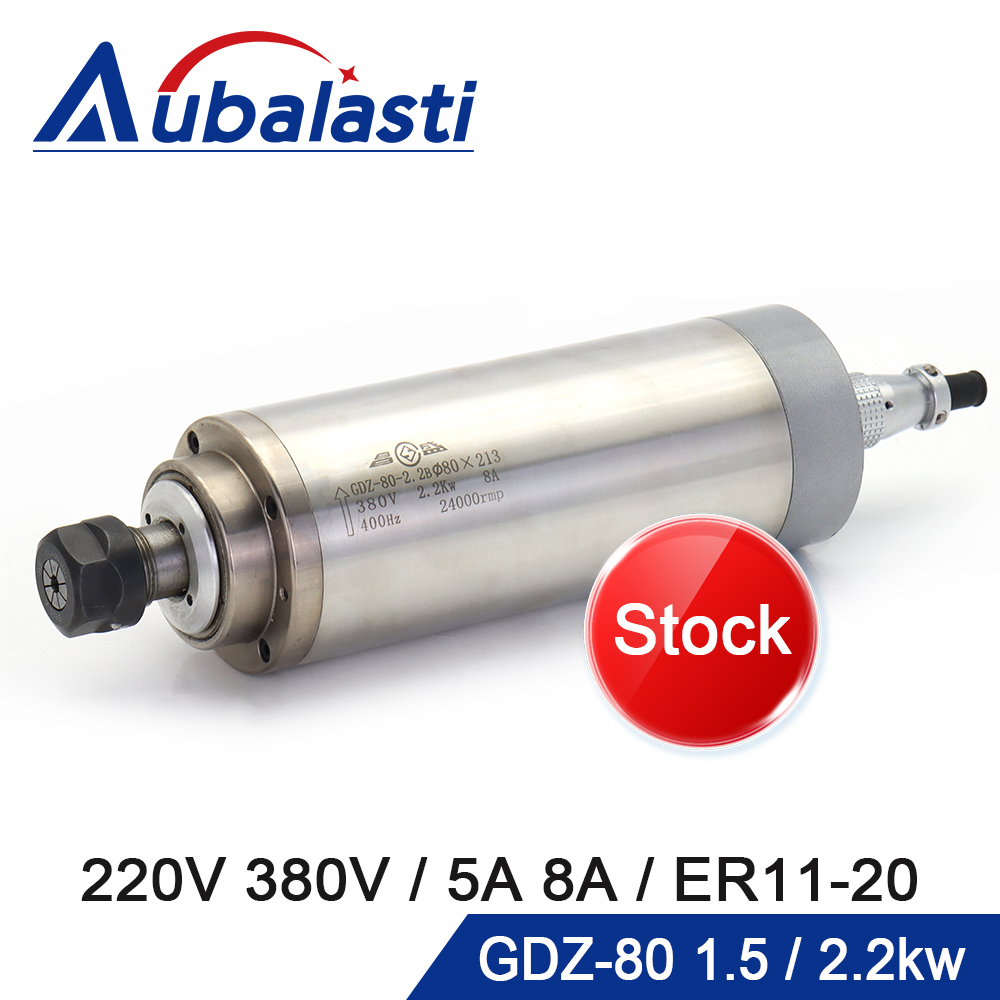 Water Cooled Spindle - Aubalasti Stok Su Soğutmalı Spindle Motor