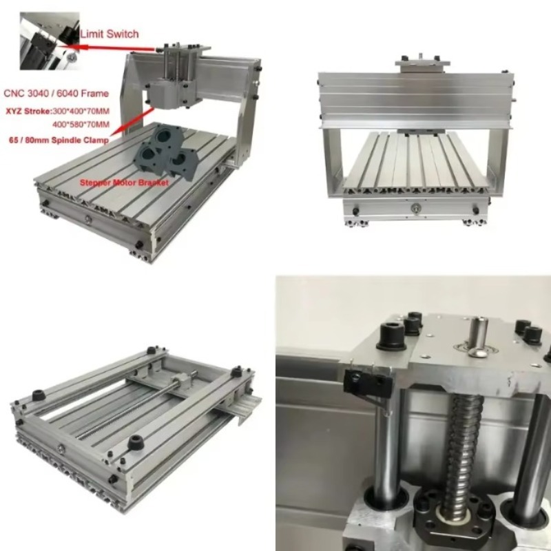 Cnc Router - Alüminyum CNC 3040 6040 Çerçeve Kiti