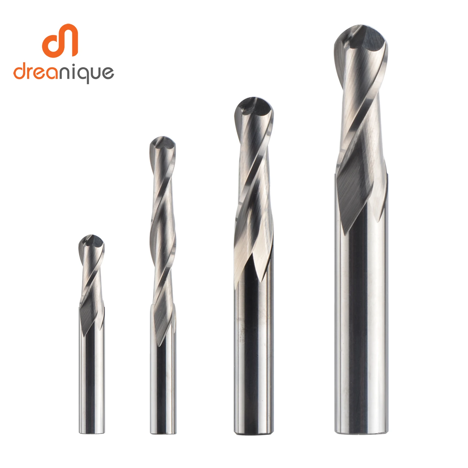 End Mill Set - Dreanique 1 adet Karbür Uçlu Küresel