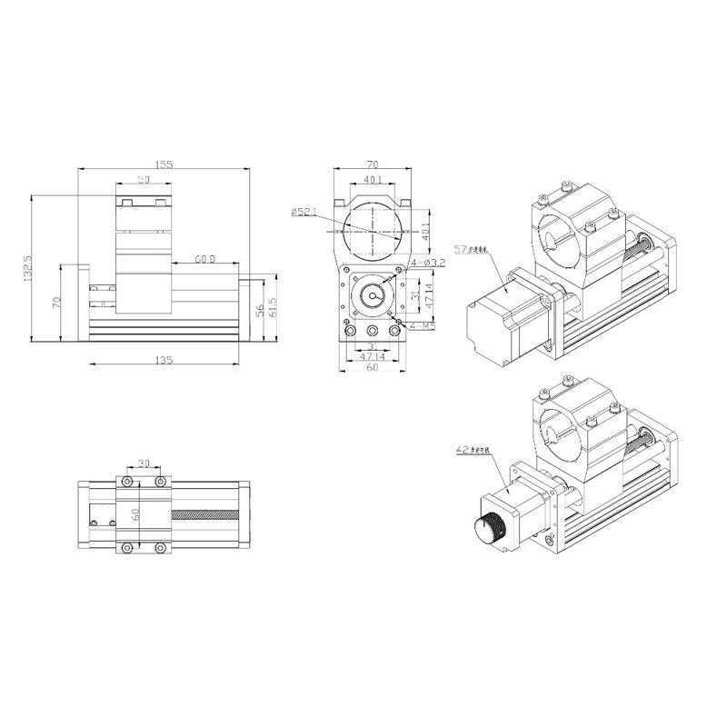 CNC 3018 Z Ekseni Modülü 52mm  - 3018 Aluminium Cnc incelemesi ve fiyatı