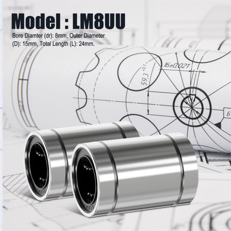 4/10 adet LM8UU LM10UU LM16UU  - Lm8Uu Bearing incelemesi ve fiyatı