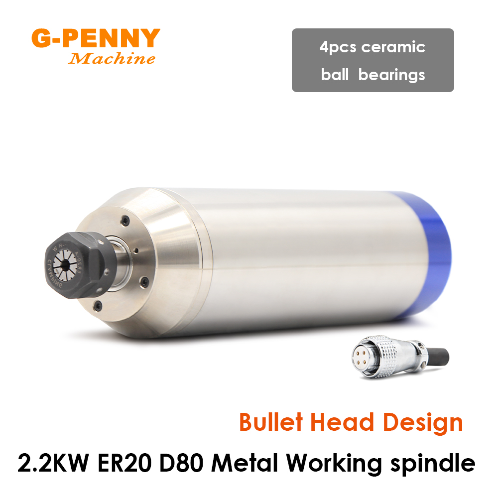 G-PENNY 2.2KW ER20 Metal Su so - Water Cooled Spindle incelemesi ve fiyatı