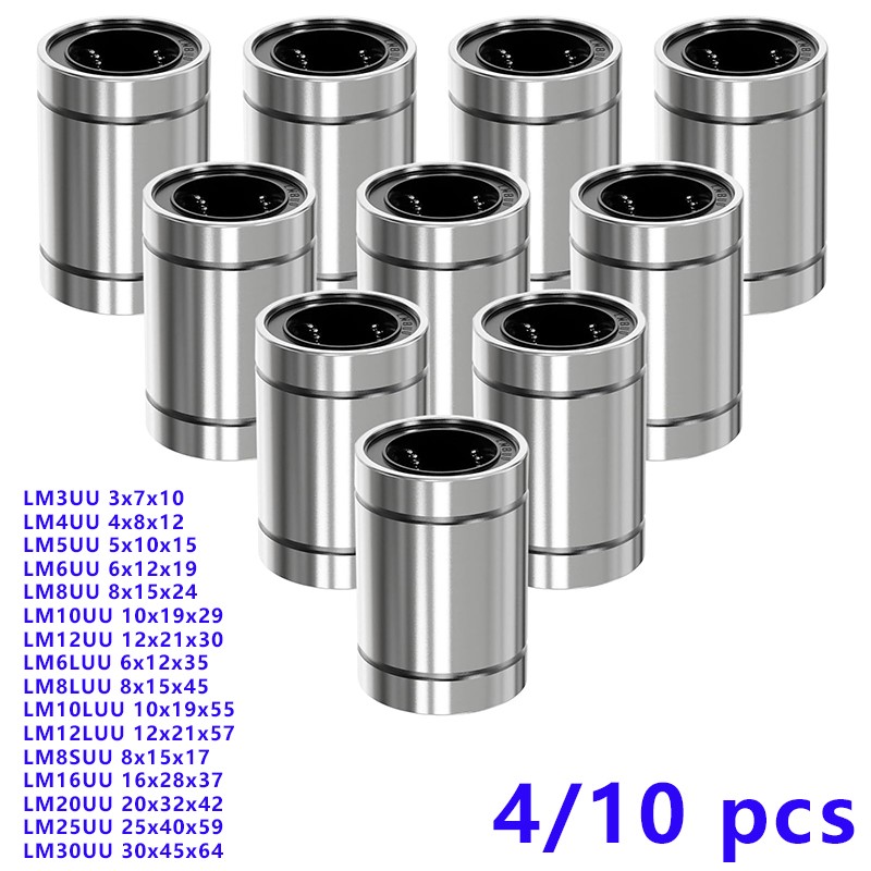 4/10 adet LM8UU LM10UU LM16UU  - Lm8Uu Bearing incelemesi ve fiyatı